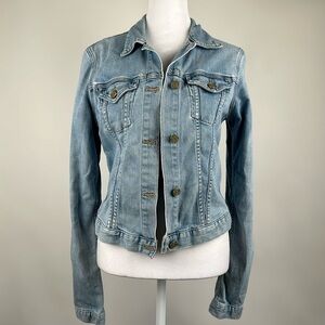 Joie Classic Blue Denim Ryder Jacket Size Small